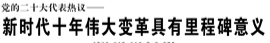 【人民日?qǐng)?bào)】黨的二十大代表熱議—— 新時(shí)代十年偉大變革具有里程碑意義