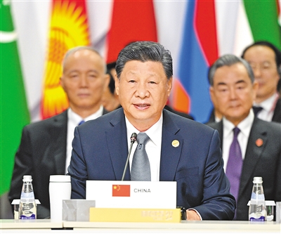 【人民日?qǐng)?bào)】習(xí)近平出席“金磚+”領(lǐng)導(dǎo)人對(duì)話(huà)會(huì)并發(fā)表重要講話(huà)