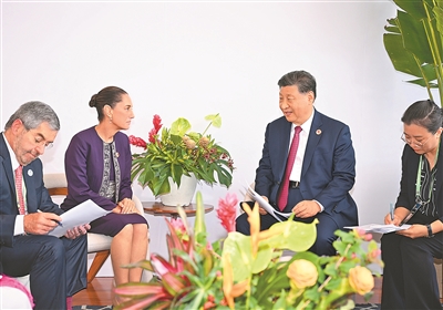 【人民日報】習(xí)近平會見墨西哥總統(tǒng)辛鮑姆